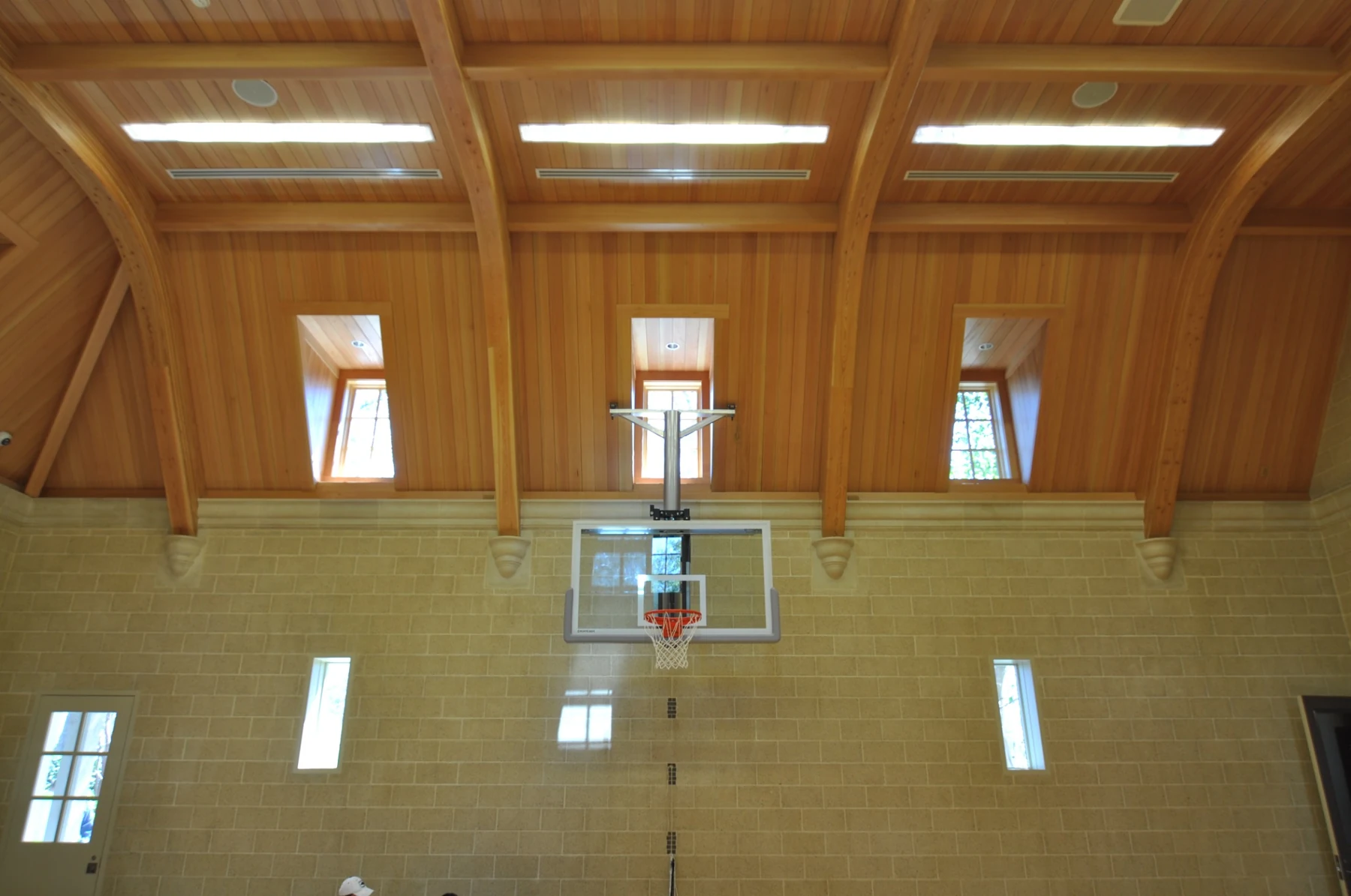 Euclid Ave gym showing the fixtures in architectural context