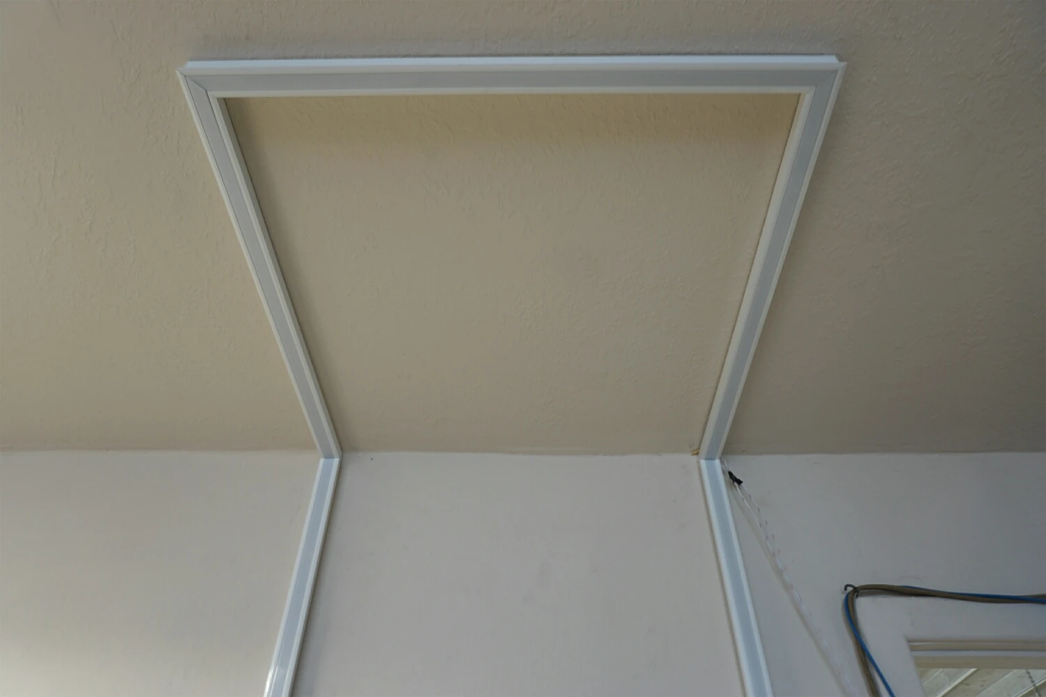 Full-scale manufacturer mockup before illumination